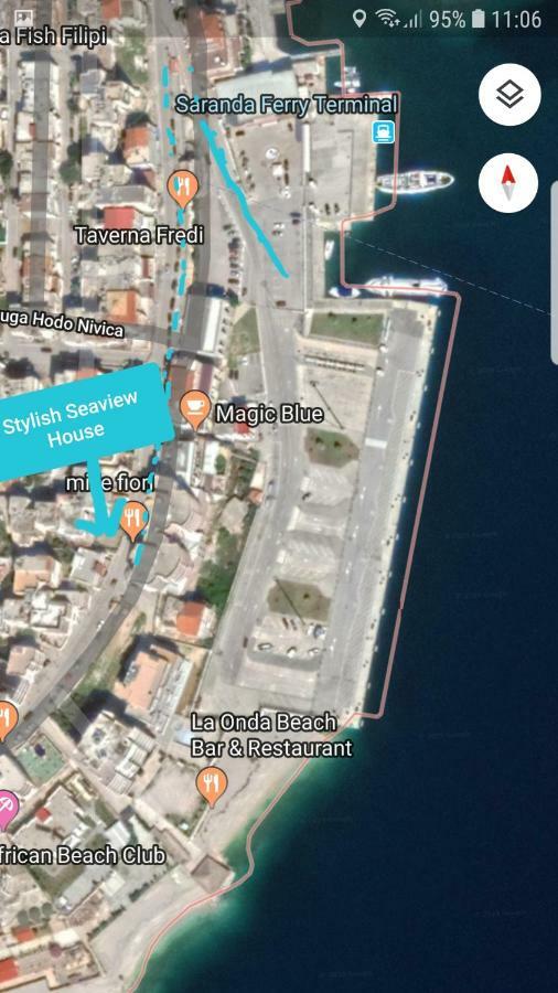 Stylish Seaview House Sarandë Exterior foto